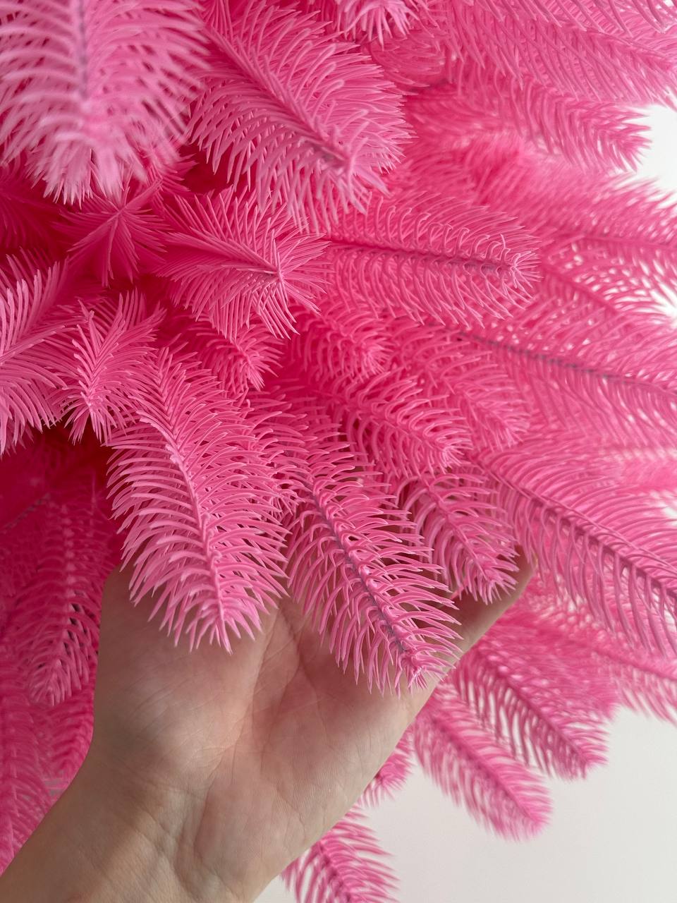 Штучна Ялинка  Елегант рожева в  горщику 90 см - зображення 2